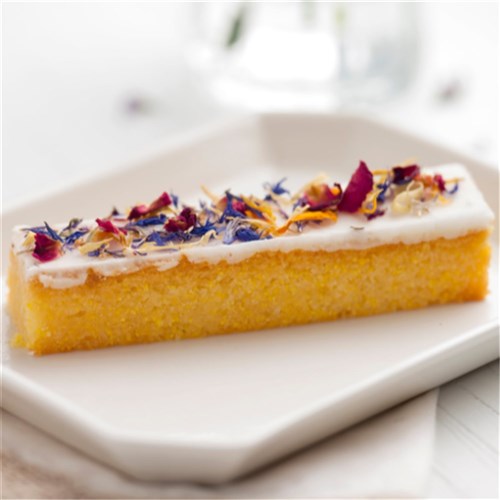 SLICE LEMON COCONUT POLENTA GF (20) 1.57KG(8) # MASSBH107 SCOTTISH BAKER