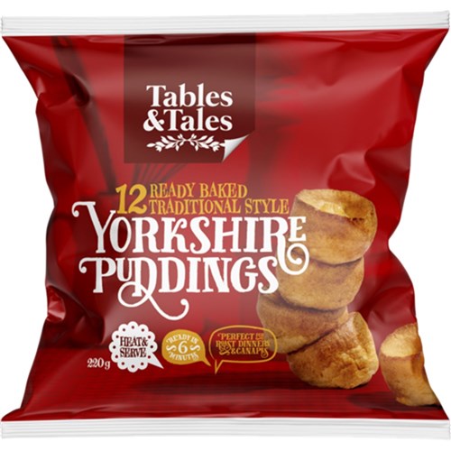 PUDDING YORKSHIRE 220GM(6) # 4332101 TABLES & TALES