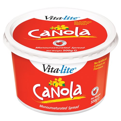 MARGARINE CANOLA 500GM(20) # 50VITCAN VITALITE