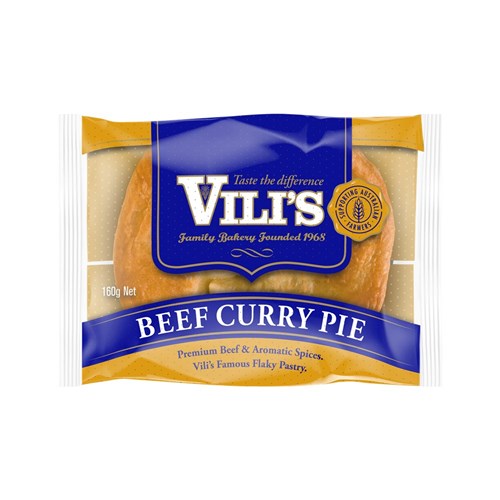 PIE CURRY BEEF (12 X 160GM) # 300190 VILIS