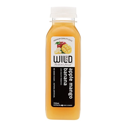 JUICE ORGANIC BANANA MANGO APPLE (12 X 360ML) # W1JOJBMA360 WILD ONE