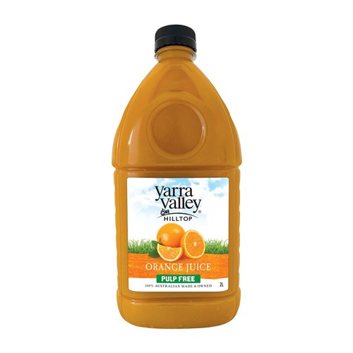 JUICE ORANGE (6 X 2LT) # YV-7109 YARRA VALLEY