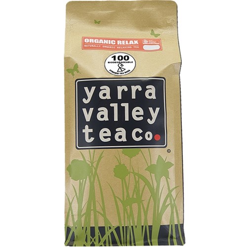 TEA BAGS ORGANIC RELAX 100S(25) # TSR26 YARRA VALLEY TEA