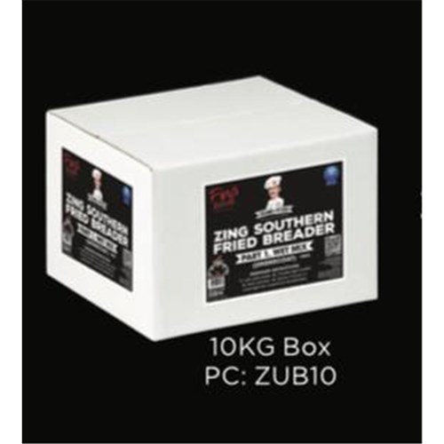 COATING OVERCOAT ZING SOUTHERN FRIED 10KG # ZOB10 COLONEL PETERS